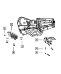 Genuine Mopar Transmission Mount Bracket 52125450AC New. Price: $226.10.