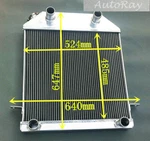 3ROW Aluminum Radiator 39-41 Ford 39-40 Mercury V8 Flathead Flatty Engine Mt New. Price: $136.00.