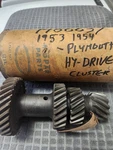 1953 1954 Plymouth Nos Mopar 1486637 Transmission Cluster Gear With Hy-drive New. Price: $129.50.