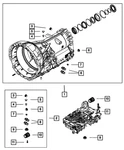 Genuine Mopar Transmission Case 68146886AA New. Price: $357.48.