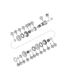 Genuine Mopar Counter-shaft 68275198AA New. Price: $141.22.