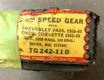 1955-60 2ND Speed Gear Chevrolet & Corvette (exc. 1959 Pass. 348 Eng.) Nos New. Price: $265.00.