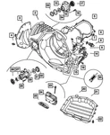 Genuine Mopar Trans-axle Case 4883524AF New. Price: $700.19.