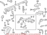 Genuine Oem Steering Column Nut N01118312 For Audi New. Price: $5.17.