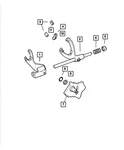 Genuine Mopar Range Fork 5080321AA New. Price: $44.88.