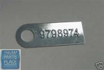 1969 Pontiac Firebird M-21 Muncie Transmission Tag 9798974 New. Price: $19.99.