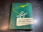 1954 Oldsmobile Maintenance Manual Canada 88 Super Starfire 98 Holiday Good. Price: $36.27.