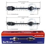 Surtrack Pair Set Of 2 Front Cv Axle Shafts For Subaru Gl Manual Sohc New. Price: $241.43.