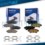 Front Rear Ceramic Brake Pads W/ Hardware Kit Fits For 2005 - 2012 Pathfinder New. Price: $51.62.