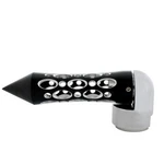 Black "daytona" 13/15/18 Speed Spike Gearshift Knob W/ Adapter - Horizontal New. Price: $95.82.
