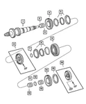 Genuine Mopar Needle Bearing 5096453AA New. Price: $21.04.