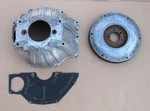 Corvette Chevelle Nova Camaro Clutch Bell Housing Gm #3840383, Flywheel #3791021 Used. Price: $145.00.