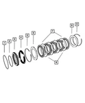 Genuine Mopar Ring 68019797AA New. Price: $30.44.
