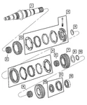 Genuine Mopar First Gear Needle Bearing 5142830AA New. Price: $35.54.