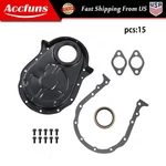 66-90 For Chevy 454 Black Timing Chain Cover Kit 396 402 427 Bbc New. Price: $32.68.