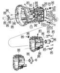Genuine Mopar Clutch Housing 68033444AA New. Price: $509.56.