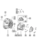 Genuine Mopar Transmission Front Case 68196162AA New. Price: $470.71.