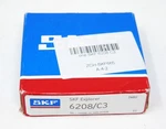 Skf 6208 C3 Deep Groove Ball Bearing, Open Type, No Seals 40X80X18 Mm New Sealed. Price: $23.95.