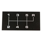 Silver Sport Transmissions Speed Console Shift Pattern Plate For 1968 1972 New. Price: $29.95.