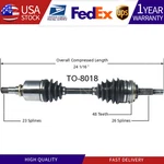 Cv Axle Joint Half Shaft Fits For Toyota Celica Corolla Prizm Front Left New. Price: $104.70.