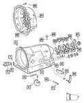 Genuine Mopar Transmission Case 68000039AA New. Price: $1170.73.
