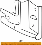 53269-35040 Toyota Reinforcement, Radiator Mounting, Lh 5326935040, New Genuine. Price: $41.71.
