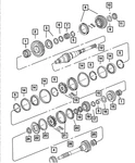 Genuine Mopar Second Gear 4637730 New. Price: $99.02.