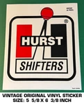Hurst Shifters Vintage Original Vinyl Decal Sticker Drag Racing Scca-nhra Used. Price: $9.42.