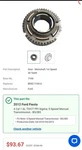Gear Main Shaft BE8Z-7100-FA Ford New. Price: $70.00.