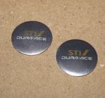 Shimano Dura Ace Sti Brake Lever Badge Plates Set Pair New Nos Early Style 1PR. Price: $12.99.
