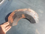 Jaguar XJ6 Series Iii 1980-1987 Torque Converter Dust Shield Bellhousing Used. Price: $49.50.