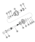 Genuine Mopar Tapered Roller Bearing 68120357AA New. Price: $33.07.