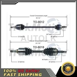 Trakmotive Cv Axle Shaft Fits 2001 2002 1999 Chevrolet Prizm New. Price: $198.96.