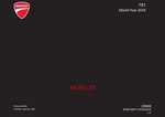 Ducati Parts Manual Book Chassis & Engine 2018 Monster 797 Usa New. Price: $19.50.
