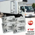 Ford Mustang 1979-1986 Dot 4X6" Square Led Headlights Housing Hi/lo Beam New. Price: $46.00.