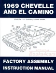 1969 Camino Chevelle Malibu Chevrolet Assembly Manual Book Restoration New. Price: $56.95.