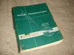 Vintage White Freightliner Service Manual 1968-1974 Used. Price: $30.00.