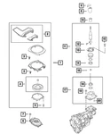 Genuine Mopar Gearshift Selector Housing 68313880AA New. Price: $134.90.