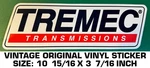 Tremec Transmissions -vintage Original Vinyl Decal Sticker Racing Performance Used. Price: $8.04.