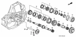Honda Cr-v RD1 Mt Gearbox Mainshaft Fifth 23581-P16-S40 Oem Genuine New. Price: $117.53.