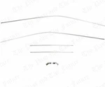 68 69 70 Mopar Dodge Charger Drip Rail Moldings Pair Pieces Without Vinyl Top New. Price: $134.95.