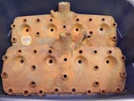 1939-48 ?? Ford Flathead Cylinder Heads 59A-B 24 Stud Rat Rod Used. Price: $63.00.