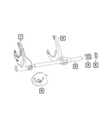 Genuine Mopar Range Fork 68391460AB New. Price: $53.32.