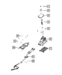 Genuine Mopar Tower Shifter 68254839AA New. Price: $544.05.