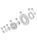Genuine Mopar Differential Case Bearing 68120324AA New. Price: $40.78.