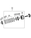 Genuine Mopar Manual Transmission Input Gear Bearing 5078931AA New. Price: $29.34.