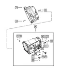 Genuine Mopar Transmission Case 52108447AA New. Price: $440.73.