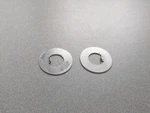 Pair Of Used Original Genuine Porsche 356B Front Axle Locking Tab Washers. Price: $15.00.