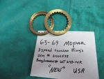 54-69 Dodge-plymouth Speed Synchro Rings 2400533 * B/w # WT243-14K New. Price: $89.95.