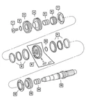 Genuine Mopar Needle Bearing 5096455AA New. Price: $32.43.